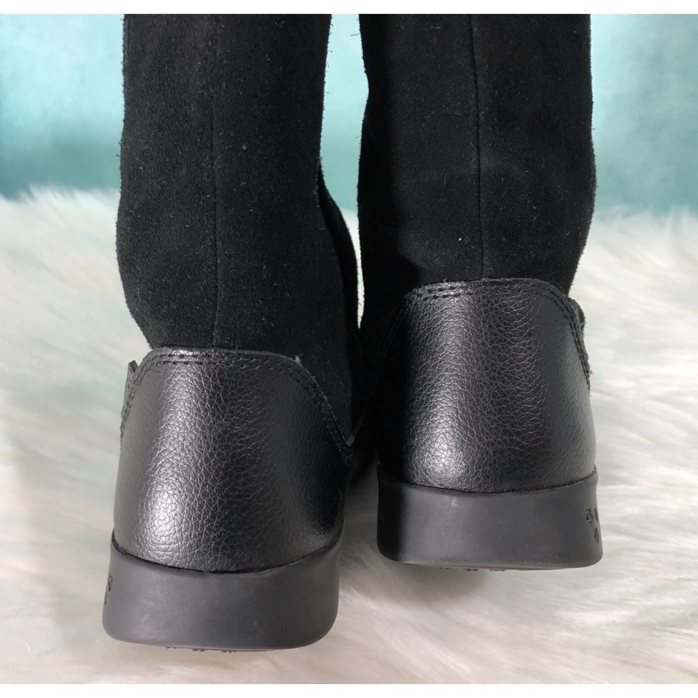 Pediped US 3.5 EU 35 Waterproof Black Leather Boots Zipper Faux Fur - Picture 6 of 8